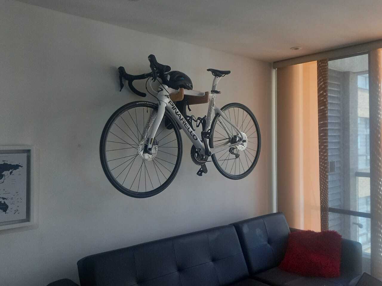 Soporte de pared para bici